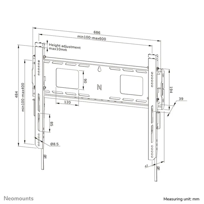 TV Mount Neomounts WL30-750BL16 42’’ 86’’ - Електроника Телевизори<<<Компютри| Електроника<<<BigBuy&&&Поставки за