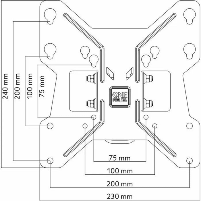 TV Mount One For All WM2241 13’’-32’’ 20 kg - Електроника Телевизори<<<Компютри| Електроника<<<BigBuy&&&Телевизори и