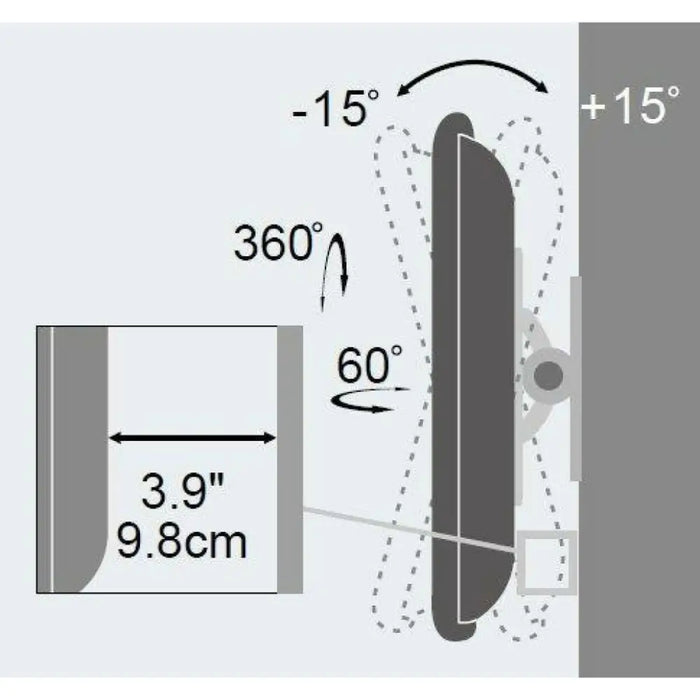 TV Mount Techly ICA-LCD 201WH 13’’ 30’’ 23 kg - Поставки за телевизори<<<Електроника Телевизори<<<Компютри|