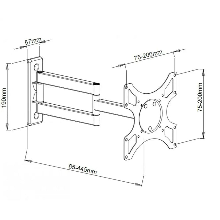 TV Mount Techly ICA-LCD 2903 19’’ 37’’ 25 kg - Поставки за телевизори<<<Електроника Телевизори<<<Компютри|