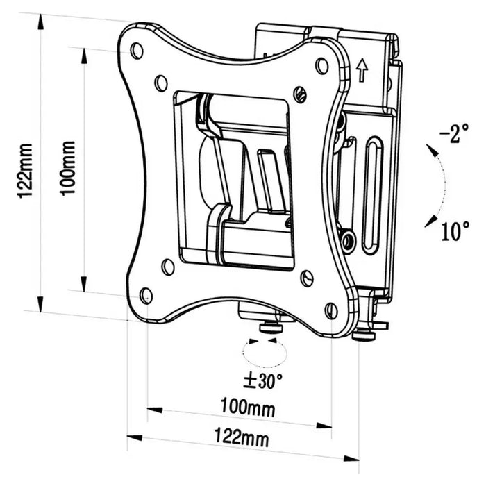 TV Mount TM Electron 15 kg 10’’-24’’ - Електроника Телевизори<<<Компютри| Електроника<<<BigBuy&&&Поставки за