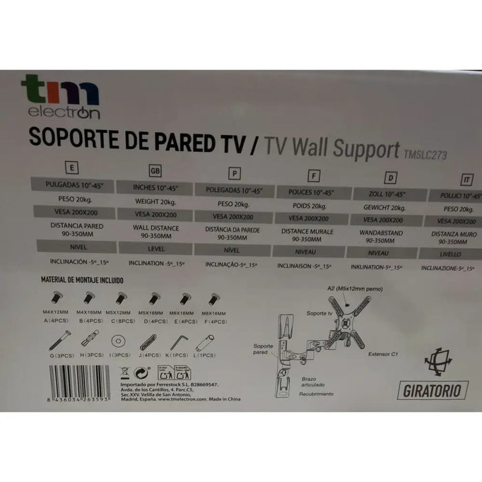 TV Mount TM Electron 20 kg 10’’-32’’ - Електроника Телевизори<<<Компютри| Електроника<<<BigBuy&&&Поставки за