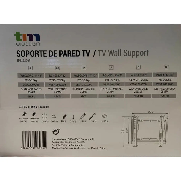 TV Mount TM Electron 20 kg 17’’-42’’ - Електроника Телевизори<<<Компютри| Електроника<<<BigBuy&&&Поставки за