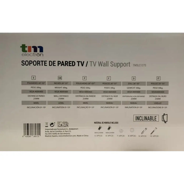 TV Mount TM Electron 26’’-50’’ 30 Kg - Електроника Телевизори<<<Компютри| Електроника<<<BigBuy&&&Поставки за