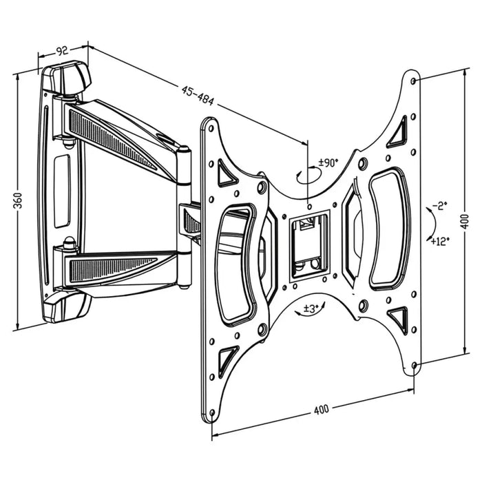 TV Mount TM Electron 26’’-50’’ 30 Kg - Електроника Телевизори<<<Компютри| Електроника<<<BigBuy&&&Поставки за