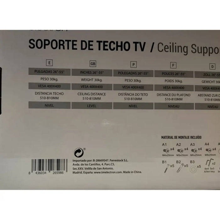 TV Mount TM Electron 30 Kg 26-55’’ - Електроника Телевизори<<<Компютри| Електроника<<<BigBuy&&&Поставки за