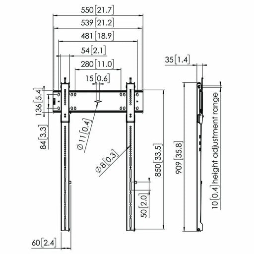 TV Mount Vogel’s 7368150 43’’ 100’’ 100 kg - Електроника Телевизори<<<Компютри| Електроника<<<BigBuy&&&Поставки за