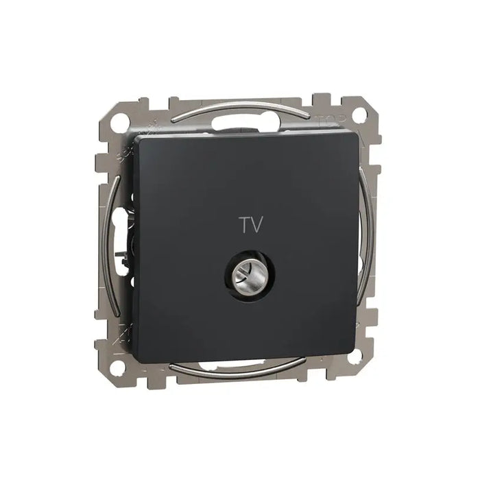 TV OUTLET ANTHRACITE SCHNEIDER SEDNA (SDD114474) - Ключове и контакти<<<Електроматериали<<<Praktiker&&&Ключове и