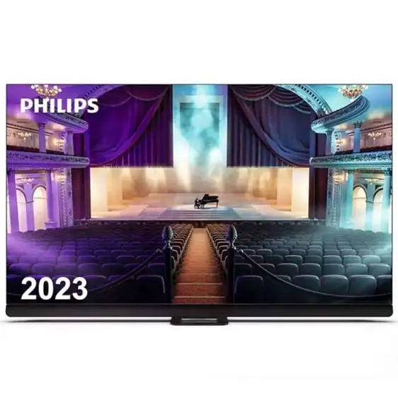 TV PHILIPS 55OLED908/12 55’’(139 cm) OLED+ 4K Ultra HD Ambilight TV Google TV™ - OLED Телевизори<<<Телевизори<<<Черна