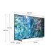 TV SAMSUNG QE43Q60DAUXXH 43’’(108 cm) QLED 4K Ultra HD Smart TV Tizen 2024 - QLED<<<Телевизори<<<Телевизори Аудио и