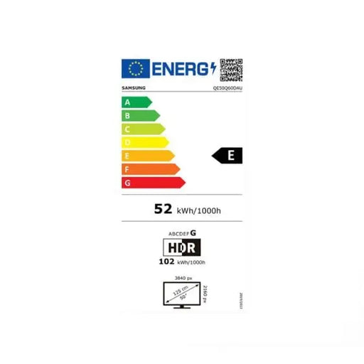 TV SAMSUNG QE50Q60DAUXXH 50’’(127 cm) QLED 4K Ultra HD Smart TV Tizen 2024 - QLED телевизори<<<Телевизори<<<Черна