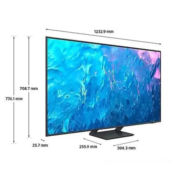 TV SAMSUNG QE55Q70CATXZT 55’’ QLED 4K UltraHD SmartTV Tizen™ Q70C (2023) - QLED телевизори<<<Телевизори<<<Черна техника