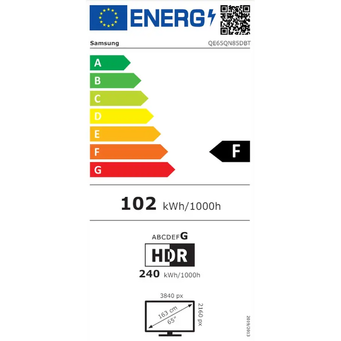 TV SAMSUNG QE65QN85DBTXXH 65’’(165 cm) 4K UHD Neo QLED Tizen™ Smart TV QN85DB (2024) - Телевизори 65’’<<<SAMSUNG