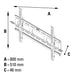 TV stand HAMA-84427 37’’- 63’’ - Стойки за телевизор<<<Аксесоари за телевизори<<<Аксесоари<<<TechMart&&&Стойки за