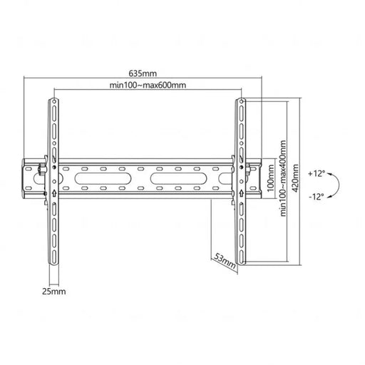 TV stand Stell SHO 4420 LCD 37’’-70’’ - Стойки за телевизор<<<Аксесоари за телевизори<<<Аксесоари<<<TechMart&&&Стойки