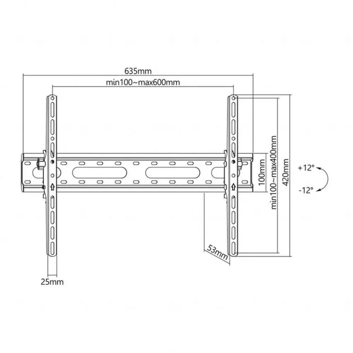 TV stand Stell SHO 4420 LCD 37’’-70’’ - Стойки за телевизор<<<Аксесоари за телевизори<<<Аксесоари<<<TechMart&&&Стойки