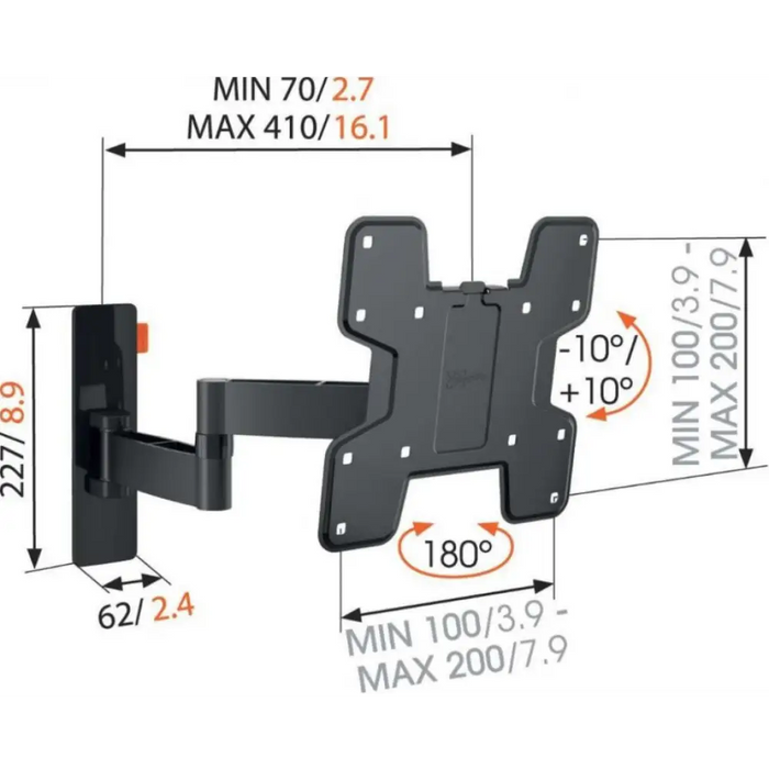 TV stand VOGELS W53060 for LED/LCD 19’’-40’’ - Стойки за телевизор<<<Аксесоари за