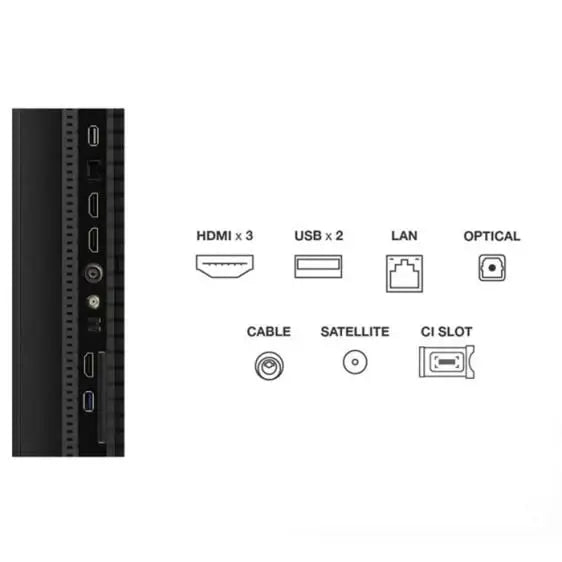 TV TCL QLED 55P7K 55’’ 4K Ultra HD Smart TV 2025 - QLED телевизори<<<Телевизори<<<Черна техника и