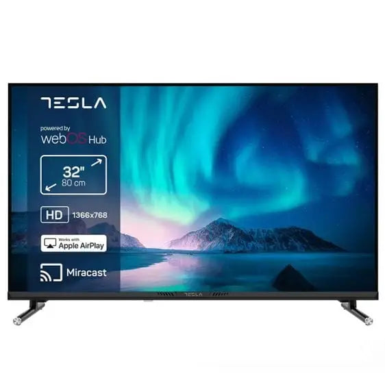 TV TESLA 32E645BHW 32’’ 1366x768 Smart webOS - HD Ready телевизори<<<Телевизори<<<Черна техника и IT<<<TechnoMix