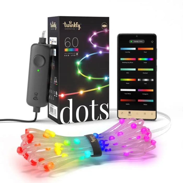 Twinkly Dots 60 RGB USB 3 m smart lights - Christmas tree lightsOSW-OLC<<<LightingOSW<<<ActionPL
