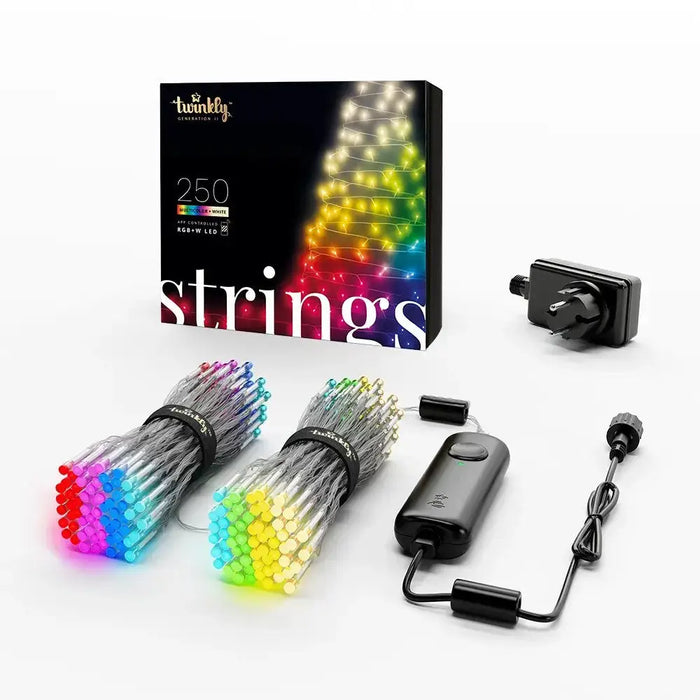 Twinkly Strings intelligent lighting string (multicolour + white edition) - Christmas tree