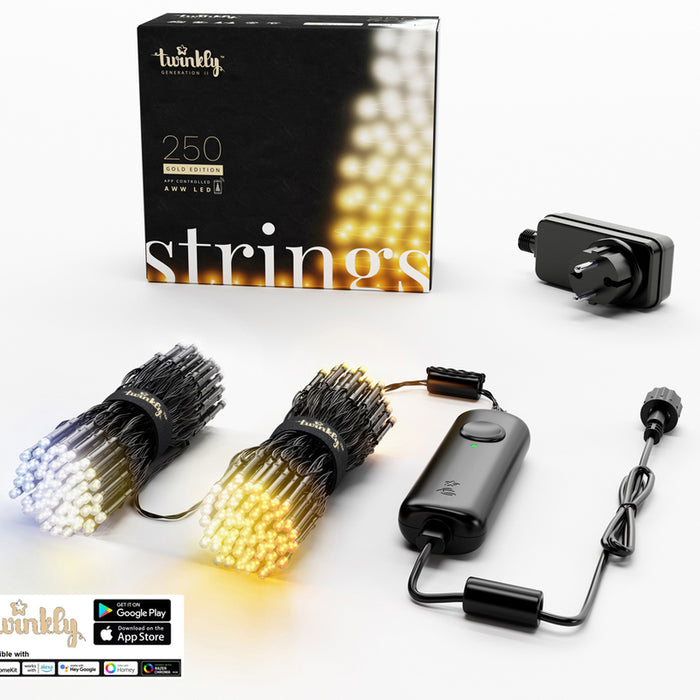 LIGHTING STRING 200CM 250LED TWINKLY TWS250GOP-BEU