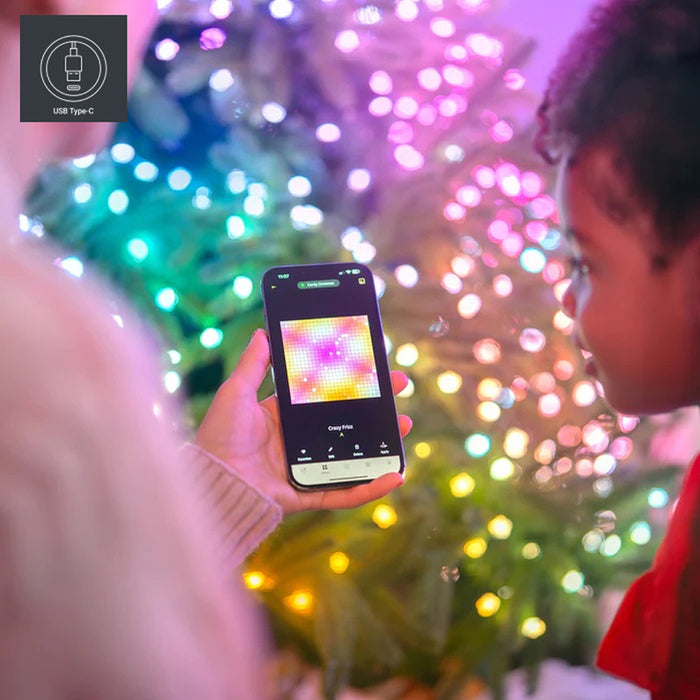 LIGHTING GARLAND 600CM 200LED TWINKLY TWKC200RGB-G
