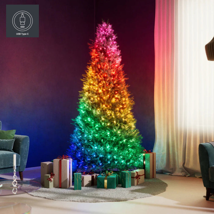 LIGHTING GARLAND 600CM 200LED TWINKLY TWKC200RGB-G