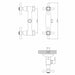 Two-handle Faucet Rousseau Beverley Grey Metal Brass 15 cm Shower - Баня<<<Дом Градина<<<BigBuy&&&Аксесоари и
