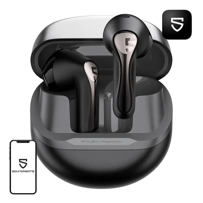TWS Soundpeats Air 5 headphones (black) - TWS<<<Wireless<<<Headphones<<<Audio<<<InnproXML
