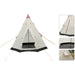 TYPE TENT 250X250X240CM REDCLIFFS OUTDOOR X92000470 - Палатки<<<Къмпинг<<<Градина<<<Praktiker