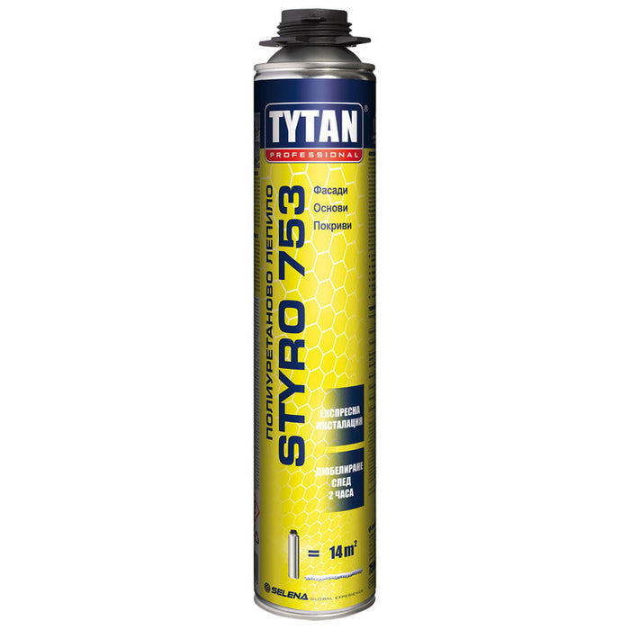 ADHESIVE FOR HEAT INSULATION SURFACES TYTAN PROFESSIONAL PU STYRO 753