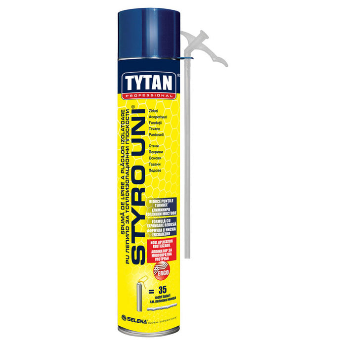 ADHESIVE FOR HEAT INSULATION SURFACES TYTAN PROFESSIONAL PU STYRO UNI