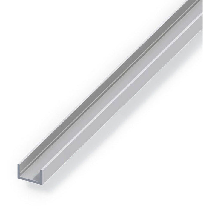 U-SHAPED ALUMINUM PROFILE ANODISED 11.5X10 MM 2 M ALFER ALUMINUM - Профили<<<Профили и планки<<<Инструменти и
