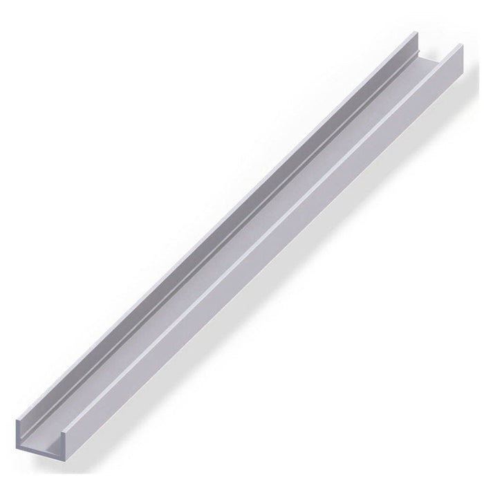 U-SHAPED ALUMINUM PROFILE ANODISED 22.5X10 MM 1 M ALFER ALUMINUM - Профили<<<Профили и планки<<<Инструменти и