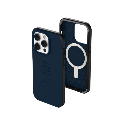 UAG Civilian MagSafe case for iPhone 14 Pro - dark blue - Cell phone cases and covers<<<HurtelXML