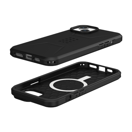 UAG Civilian MagSafe case for iPhone 15 Plus - black - Cell phone cases and covers<<<HurtelXML