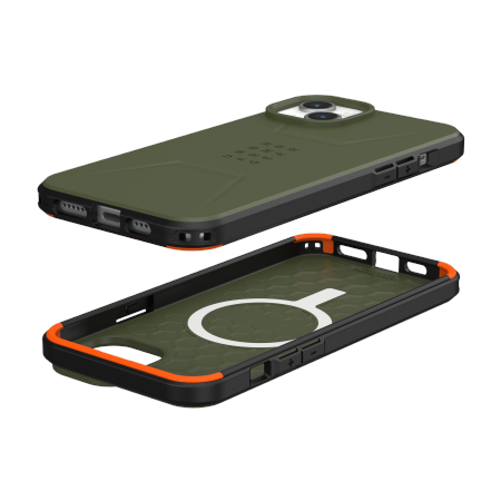UAG Civilian MagSafe case for iPhone 15 Plus - green - Cell phone cases and covers<<<HurtelXML