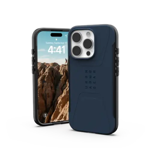 UAG Civilian Magsafe iPhone 16 Pro Case - Blue - Cell phone cases and covers<<<HurtelXML