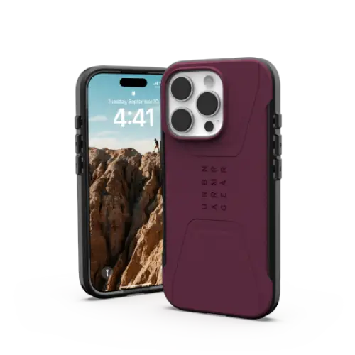 UAG Civilian Magsafe iPhone 16 Pro Case - Red - Cell phone cases and covers<<<HurtelXML