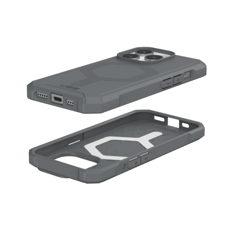 UAG Essential Armor MagSafe case for iPhone 15 Pro - silver - Cell phone cases and covers<<<HurtelXML
