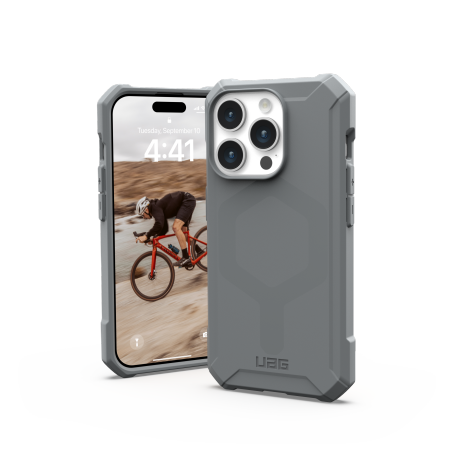 UAG Essential Armor MagSafe case for iPhone 15 Pro - silver - Cell phone cases and covers<<<HurtelXML