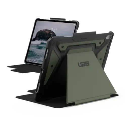 UAG Metropolis SE Case with Stand and Apple Pencil Holder for iPad Air 13’’ 2024 - Green - Cell phone cases