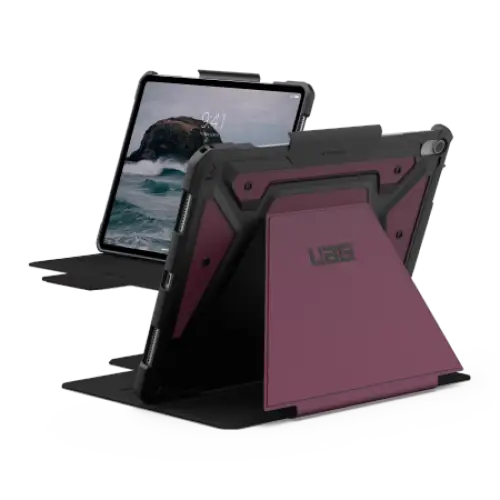 UAG Metropolis SE Case with Stand and Apple Pencil Holder for iPad Air 13’’ 2024 - Red - Cell phone cases