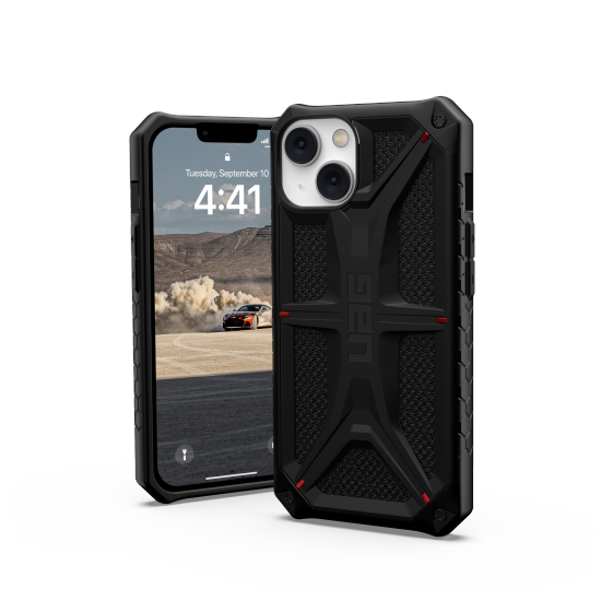 UAG Monarch case for iPhone 14 Plus - black kevlar - Cell phone cases and covers<<<HurtelXML