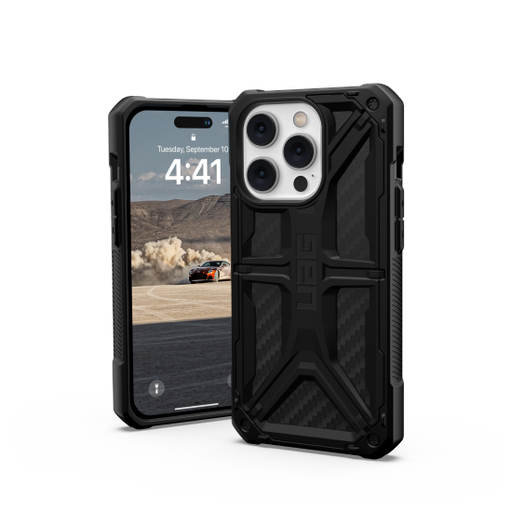 UAG Monarch case for iPhone 14 Pro Max - black carbon - Cell phone cases and covers<<<HurtelXML