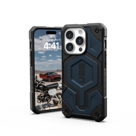 UAG Monarch Pro case with MagSafe for iPhone 15 Pro - dark blue - Cell phone cases and covers<<<HurtelXML