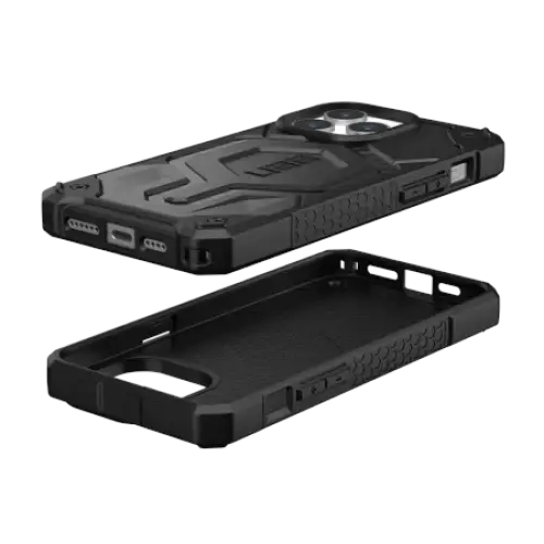 UAG Monarch Pro case with MagSafe for iPhone 15 Pro Max - black carbon - Cell phone cases and covers<<<HurtelXML