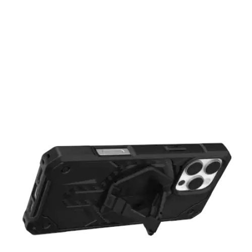 UAG Monarch Pro Magsafe Bundle Case with Magnetic Ring Stand for iPhone 16 Pro Max - Black - Cell phone cases