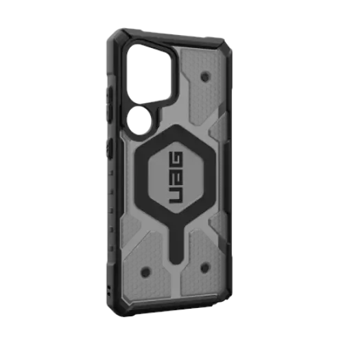 UAG Pathfinder Clear Magnet MagSafe Case for Samsung Galaxy S25 Ultr 5G - Black/Gray - Cell phone cases